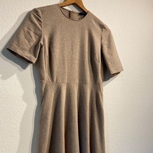 ZARA WOMAN High Neck Woolen Dress